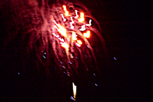 red fireworks